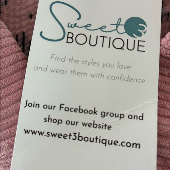 NWT Sweet 3 Boutique Leopard Corduroy Shacket - Picture 4 of 13